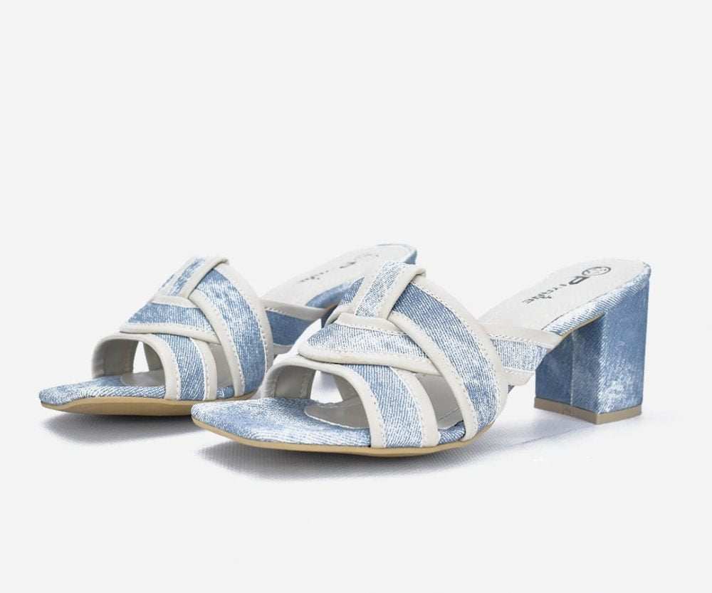 Sandale femme bleu ciel – op225