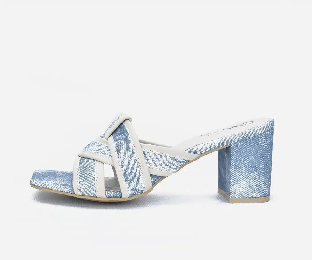 Sandale femme bleu ciel – op225