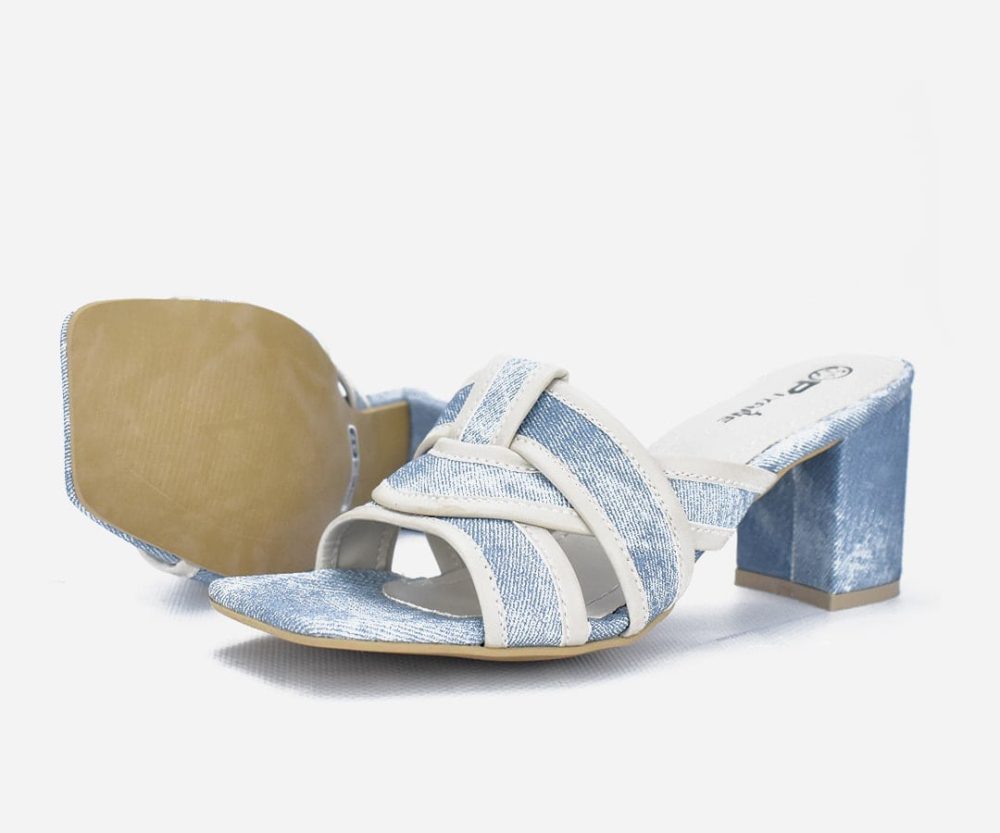 Sandale femme bleu ciel – op225