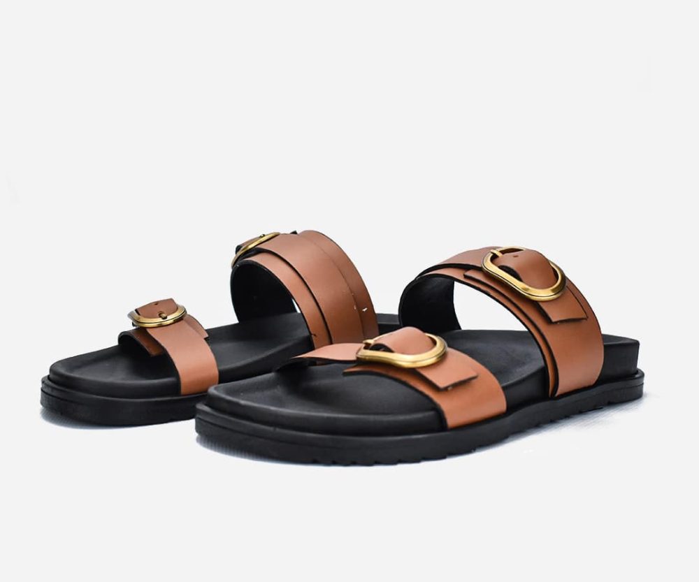 Sandale femme EN CUIR VÉRITABLE – op213