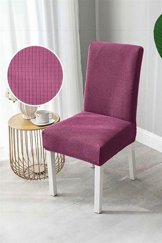 Housse de Chaise Extensible en Lycra – Protection Lavable avec Élastique Ajustable