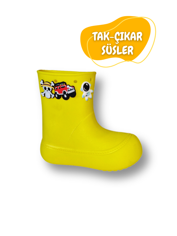 <tc>Ensemble botte de pluie + chaussettes giraffe</tc>