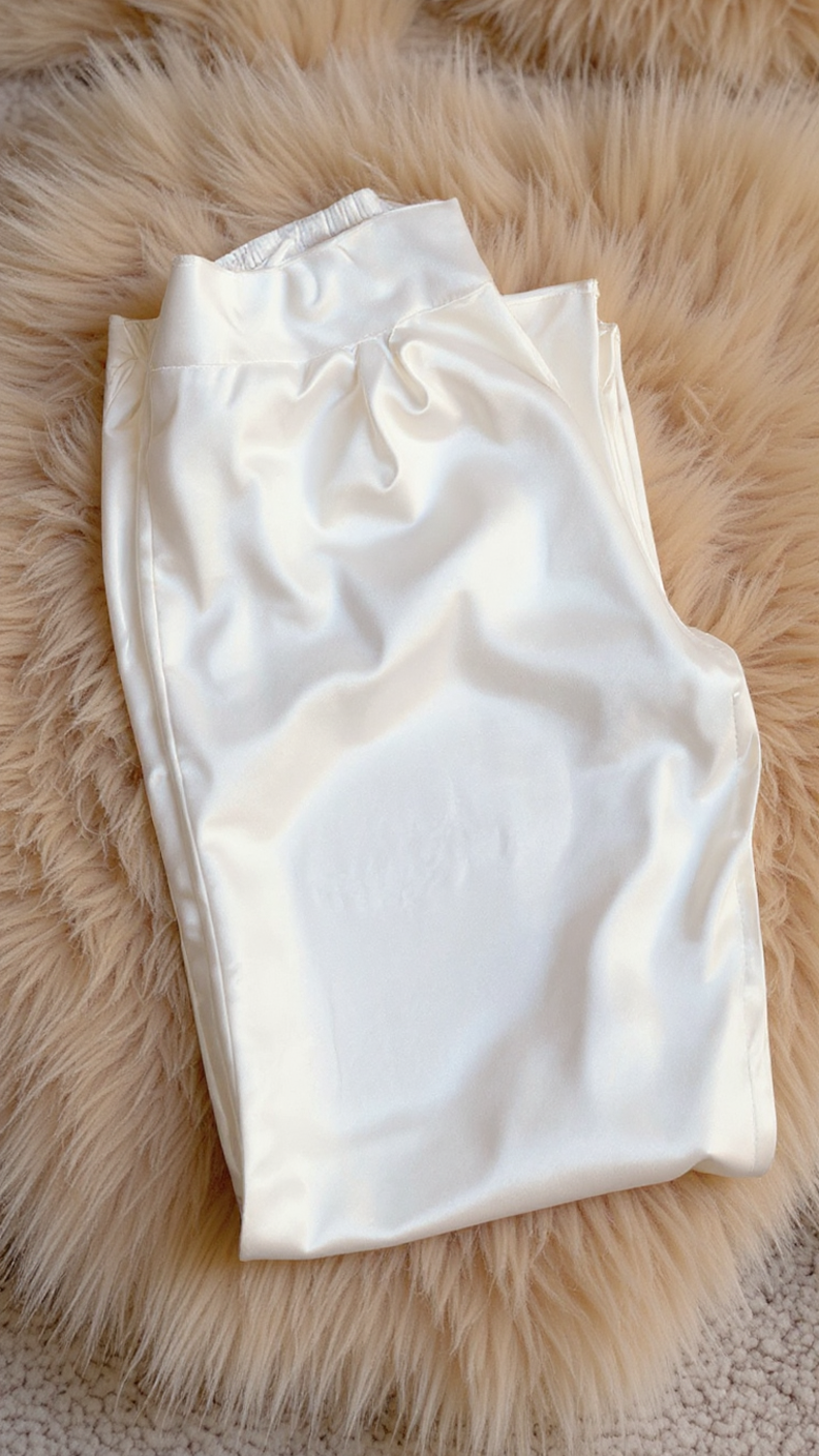 Pajama set 704 -Refined Satin Pajama Set with Lace Details Erotica