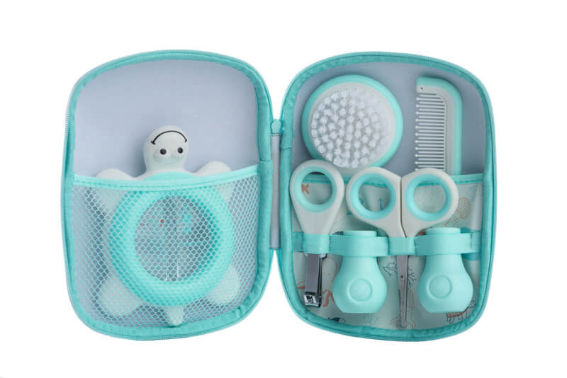 BB CONF SET DE TOILETTE TURQUOISE (ACCESSOIRES : TURQUOISE & BLANC) UNISEXE 7103