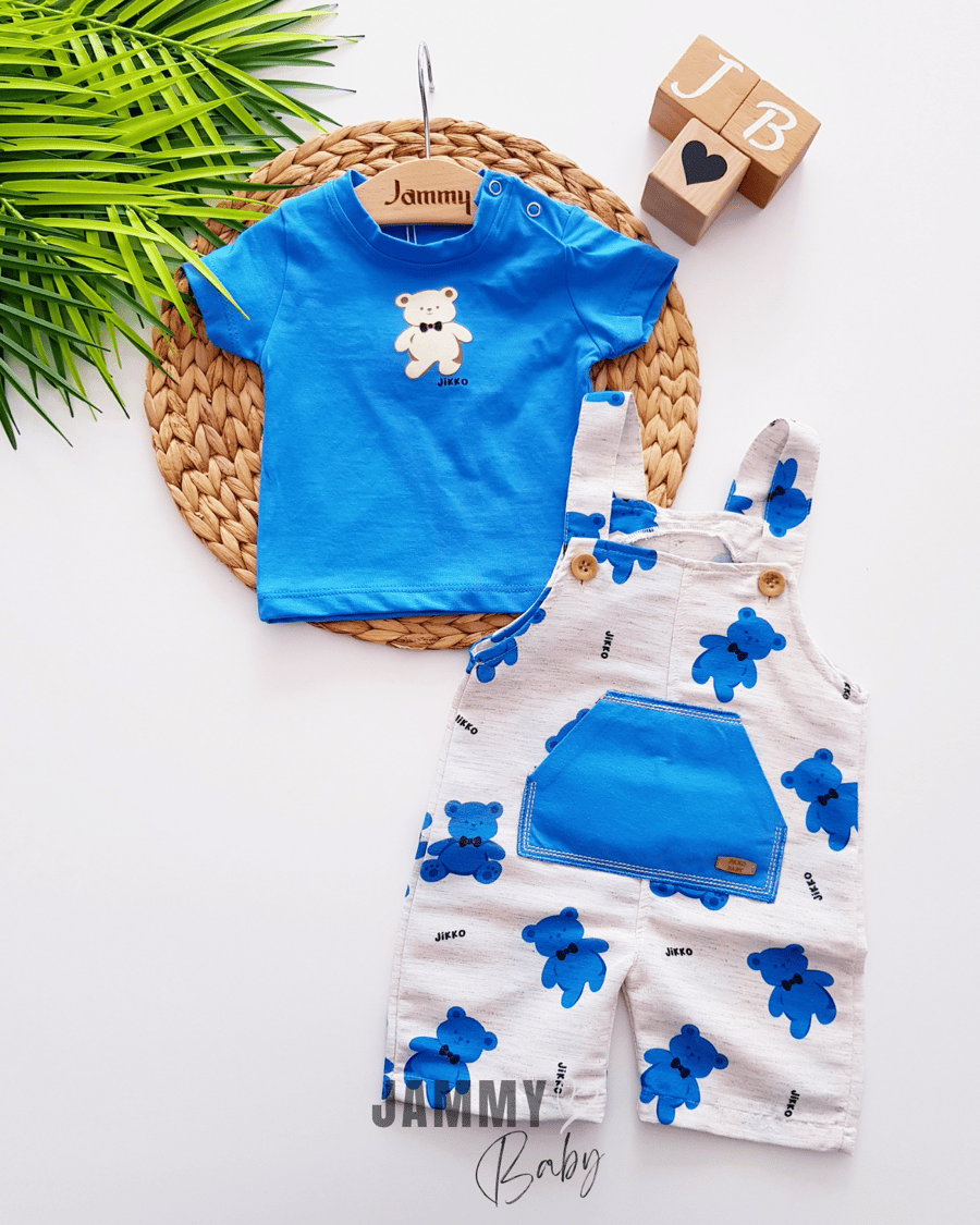 Cute Teddy Bears Salopet & Body Set - Justyol