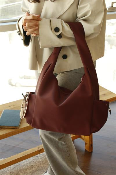 <tc>Simple Sac à main Bordeaux</tc>