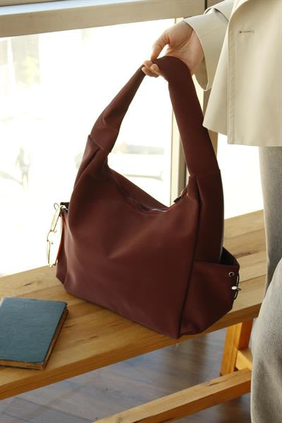 <tc>Simple Sac à main Bordeaux</tc>