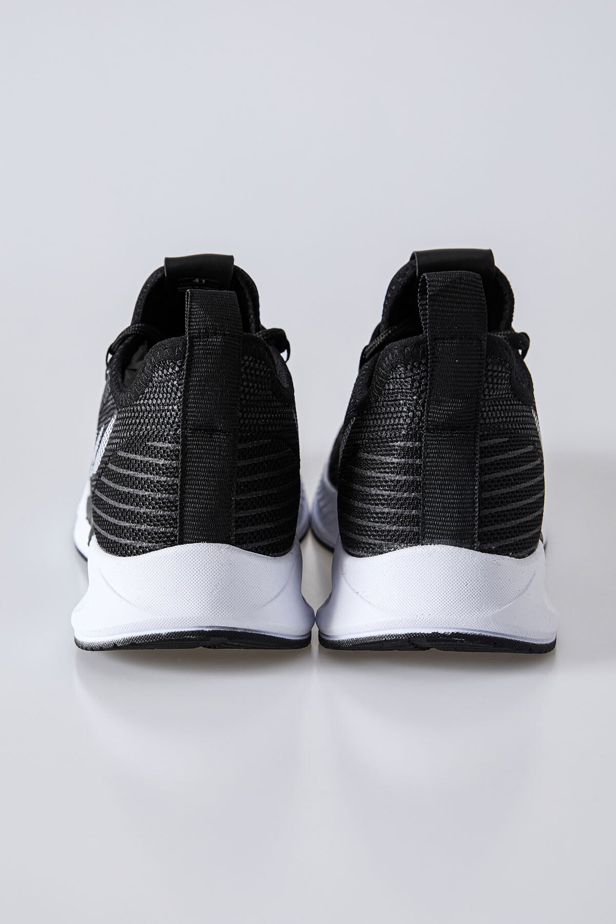 yüksek tabanli bağcikli fileli nefes alan erkek spor ayakkabi - 89130 - Justyol