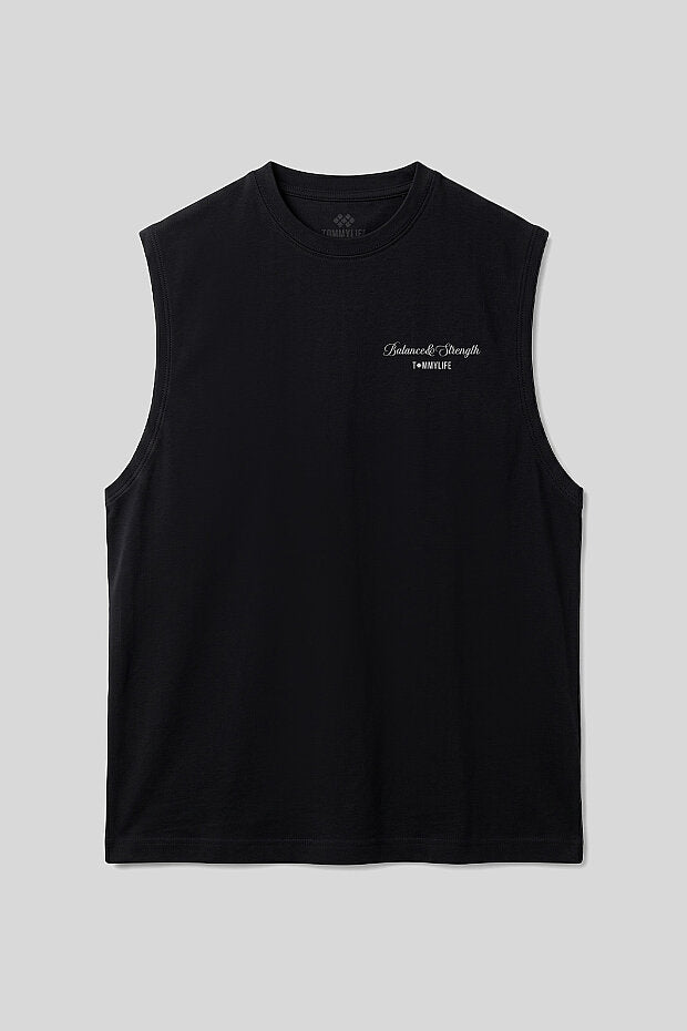 Débardeur homme sport sans manches – coupe confortable avec imprimé moderne - 88502