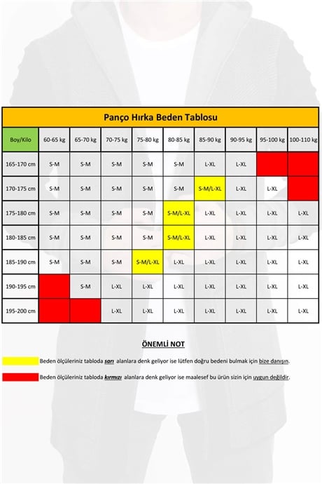 erkek düz panço hirka - Justyol