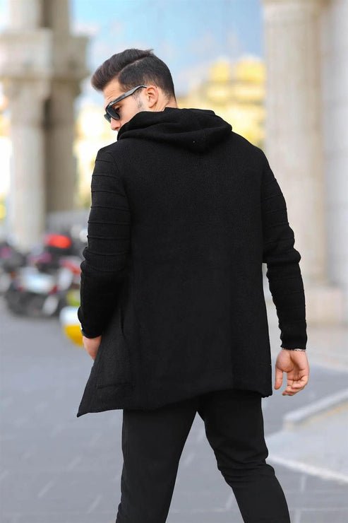 Erkek Düz Panço Hırka - Justyol