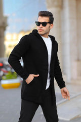 cardigan pancho droit pour homme