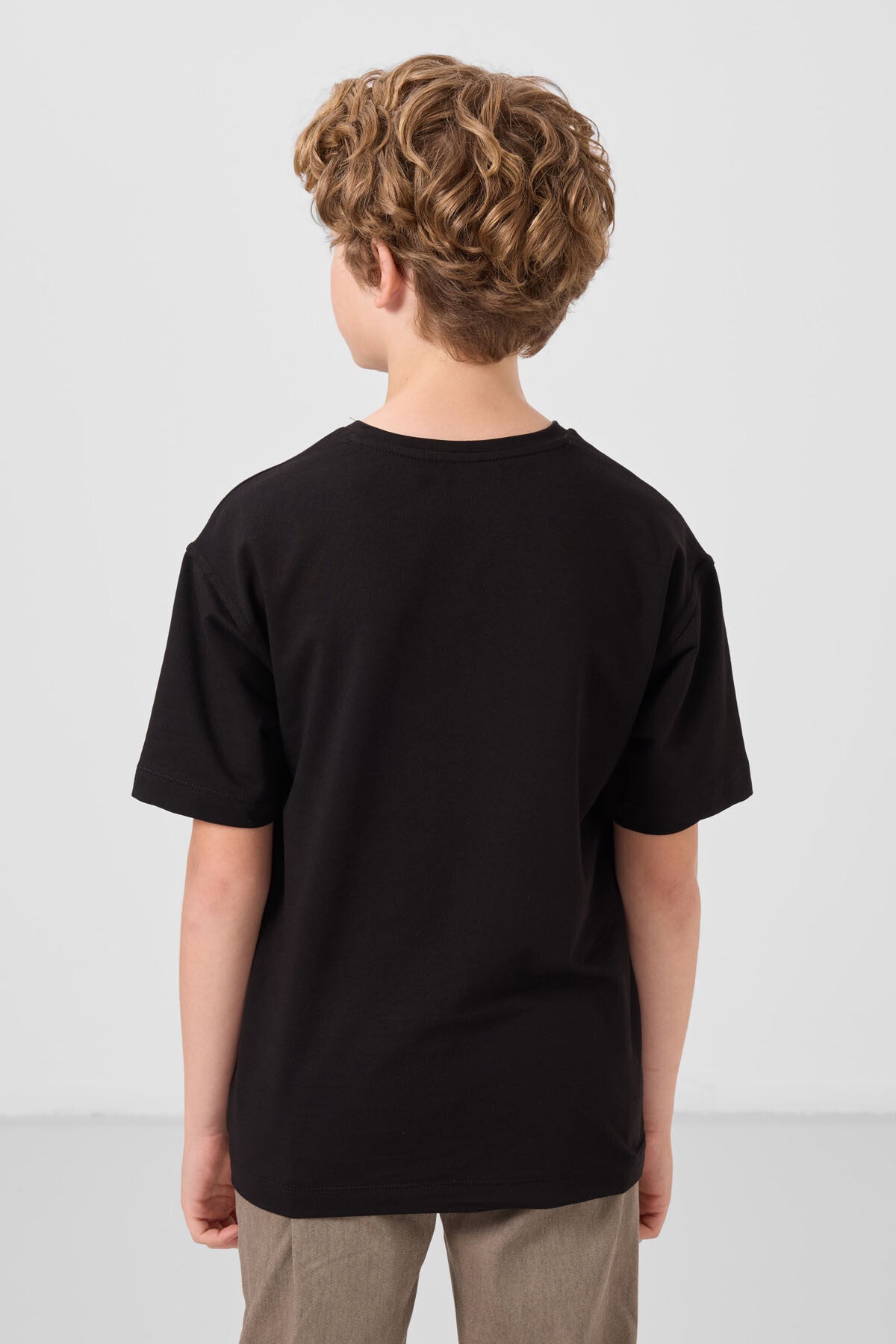 T-shirt Oversize Garçon en Coton Doux - 11297
