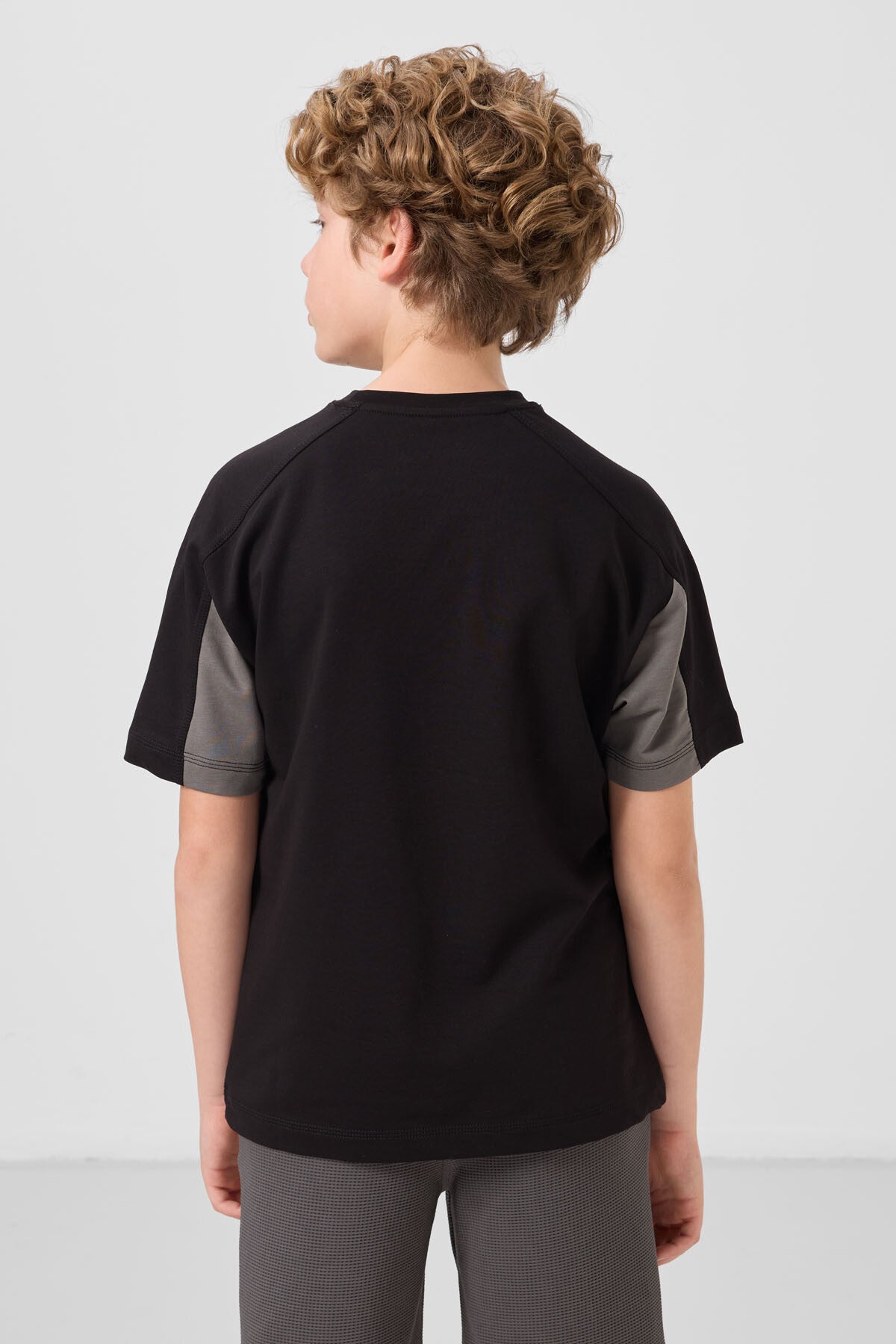 T-shirt Garçon Oversize en Coton Doux avec Broderie - 11290