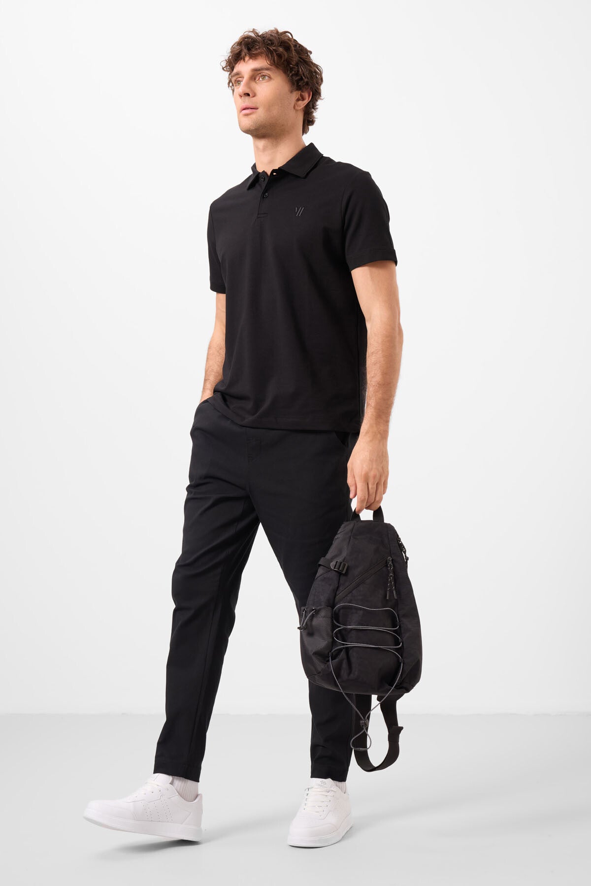 standart fit dokuma hafif esnek chino erkek pantolon - 82180 - Justyol