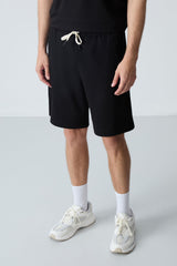 <tc>Short Basique Homme en Coton Épais à Texture Douce, Coupe Standard - 81276</tc>