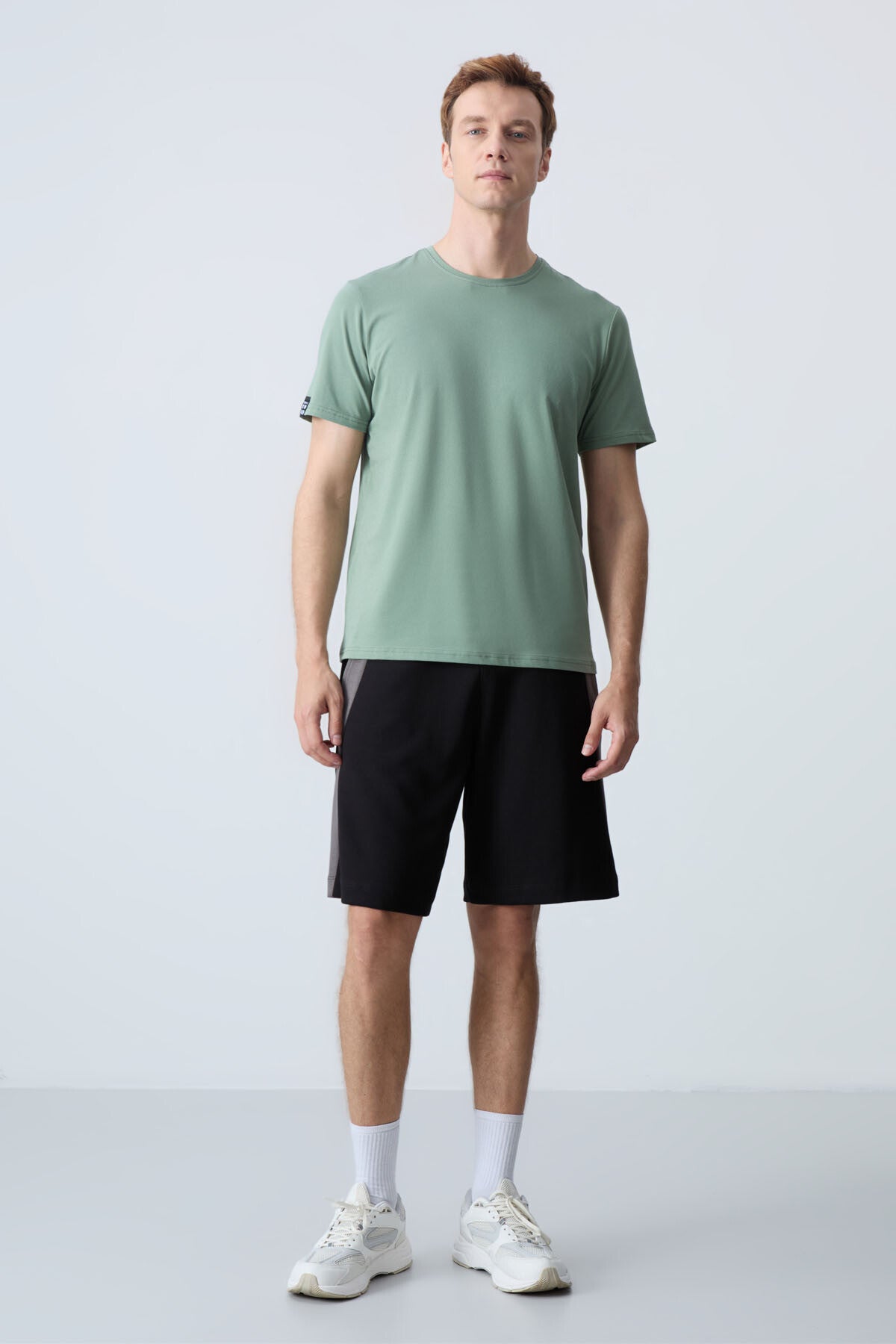 <tc>Short Basique Homme en Coton Épais à Texture Douce, Coupe Standard - 81280</tc>