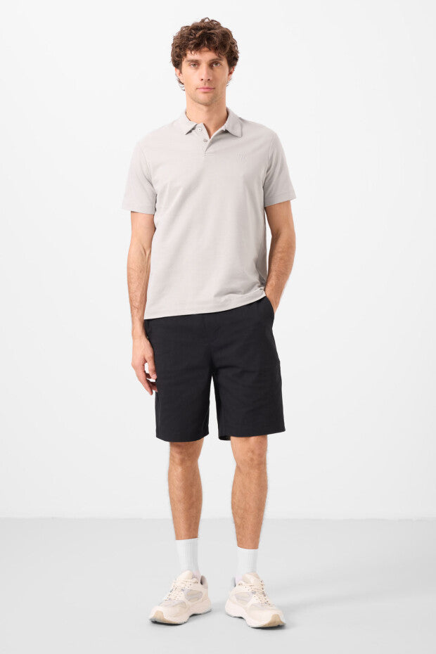 Short chino homme léger et extensible – coupe standard moderne - 81291