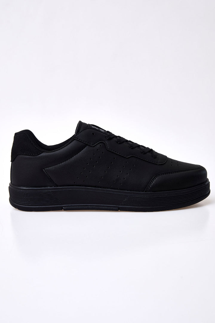 Baskets Sportives à Lacets pour Homme - Semelle Épaisse, Cuir Synthétique