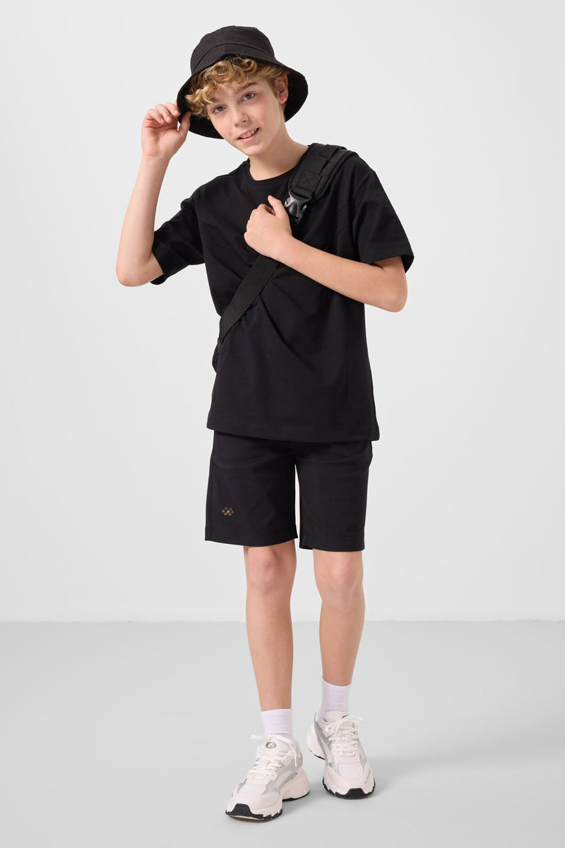 Ensemble Garçon Oversize 2 Pièces – T-shirt & Short - 11277