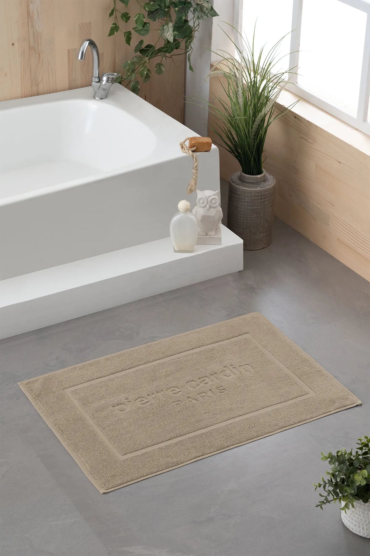 Pierre Cardin 4'lü Soft Ayak Havlusu Logo Pierre Cardin