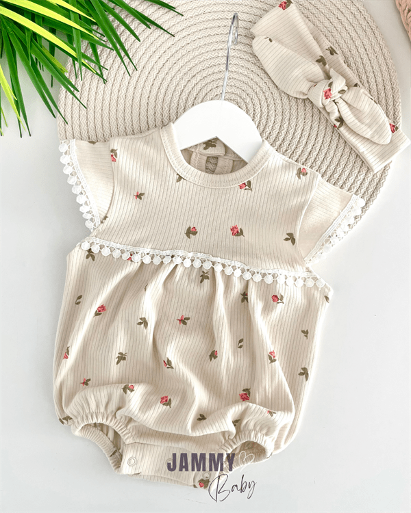 sophia spring bandanali romper set - dry - Justyol