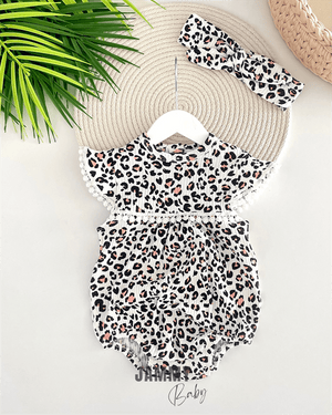 sophia spring bandanali romper set - dry - Justyol