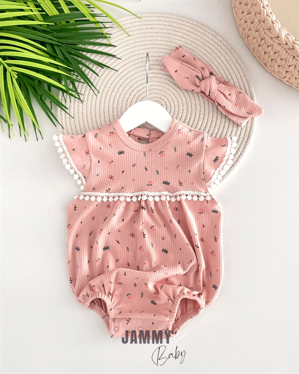sophia spring bandanali romper set - dry - Justyol