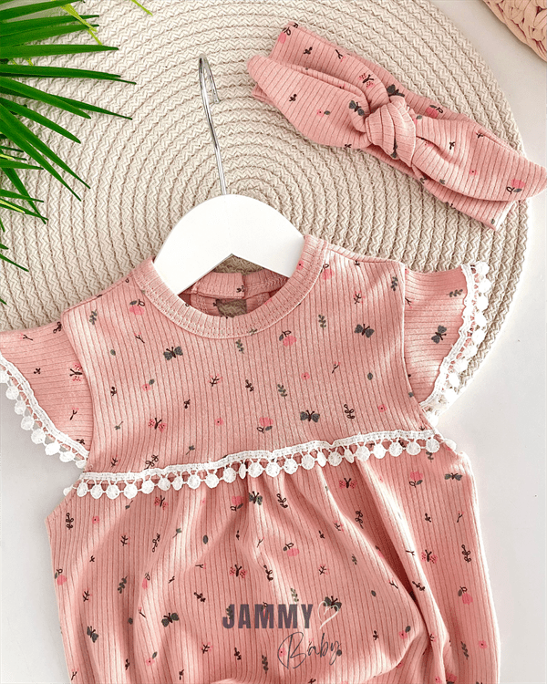 sophia spring bandanali romper set - dry - Justyol