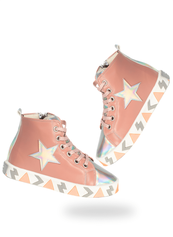 Baskets Montantes Fille Star Shine avec Doublure Polaire