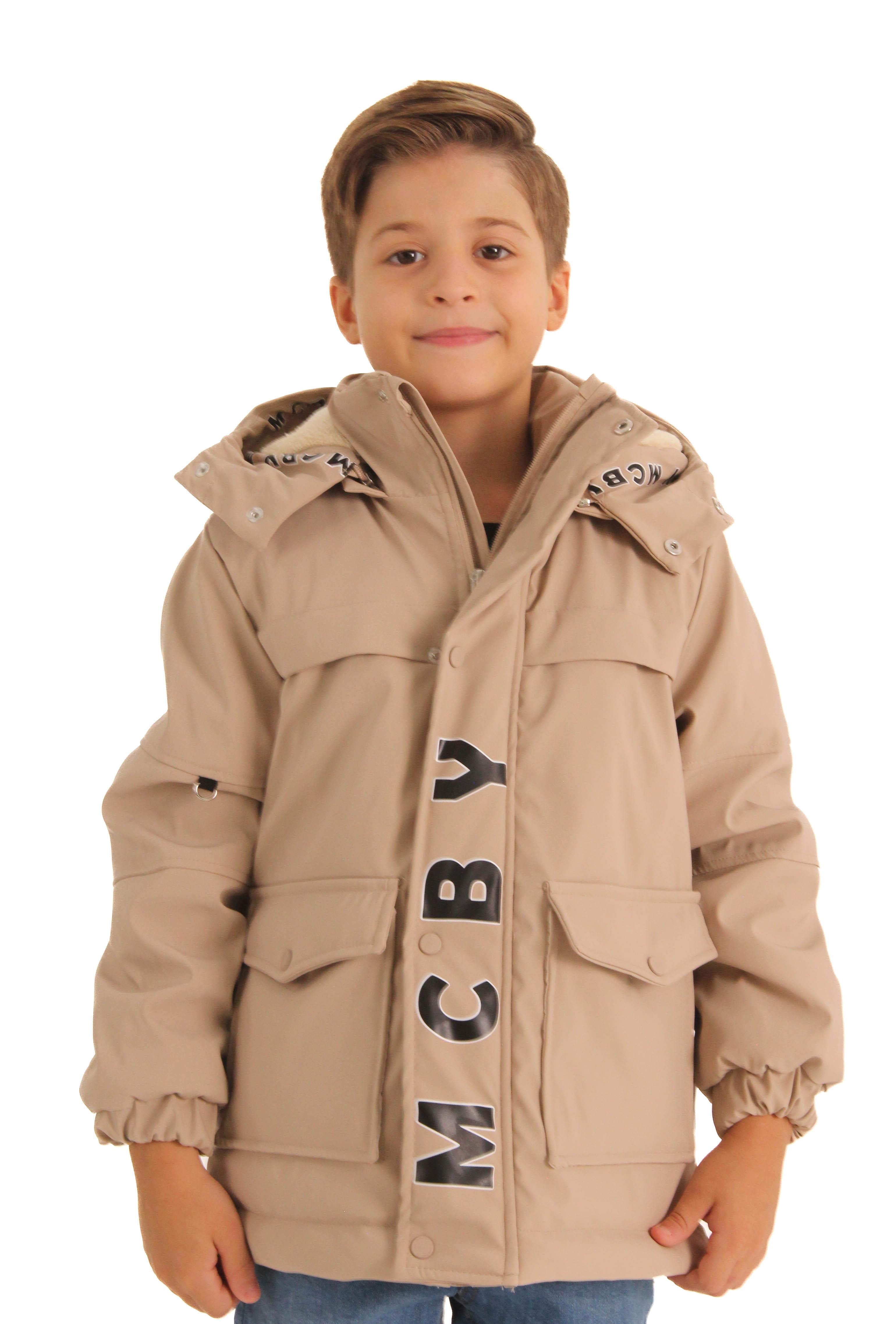 <tc>Manteau pour garçon avec remplissage, imperméable</tc>