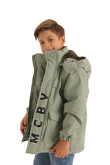 <tc>Manteau pour garçon avec remplissage, imperméable</tc>