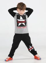 super star erkek çocuk jogger + t-shirt takim