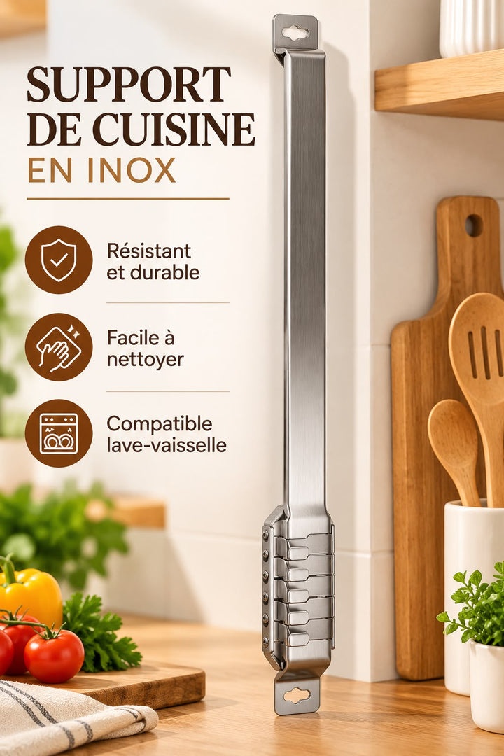 SUPPORT DE CUIISNE GHIDINI ITALY  INOX