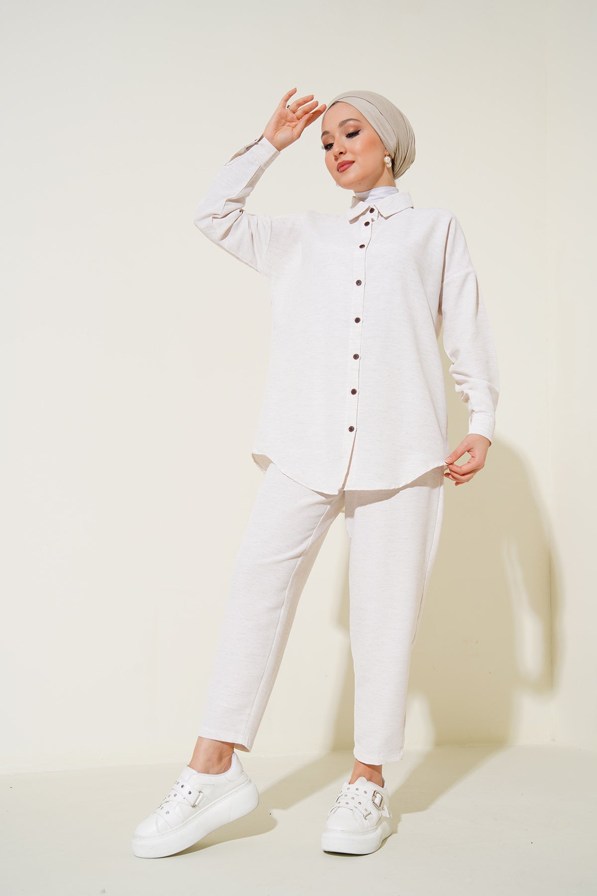 <tc>Ensemble deux pièces en lin oversize pour femme 6622</tc>