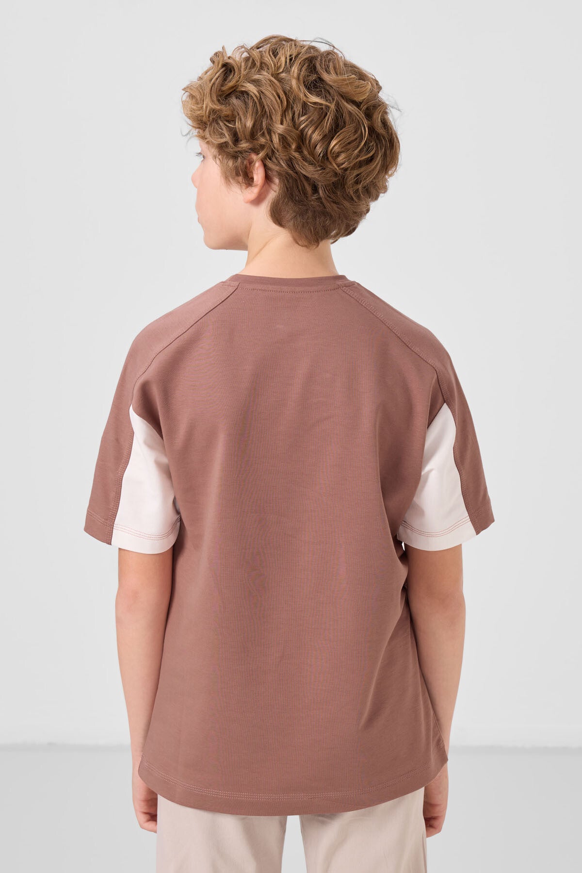 T-shirt Garçon Oversize en Coton Doux avec Broderie - 11290