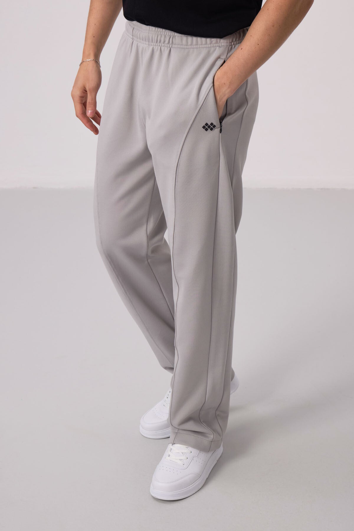 <tc>Pantalon palazzo homme à texture en surface, coupe standard - 82171</tc>