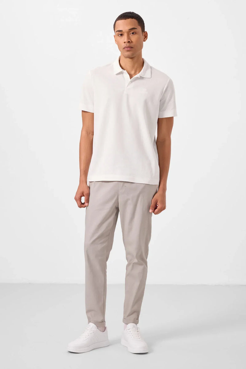 pantalon chino homme léger extensible coupe standard- 82178