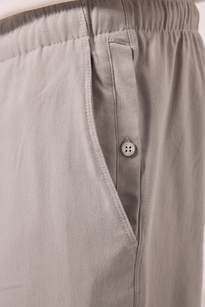 pantalon chino homme léger extensible coupe standard- 82178