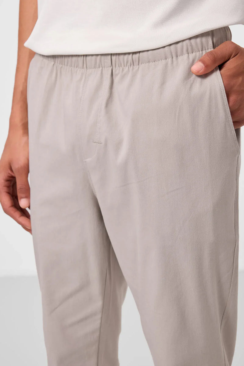 pantalon chino homme léger extensible coupe standard- 82178