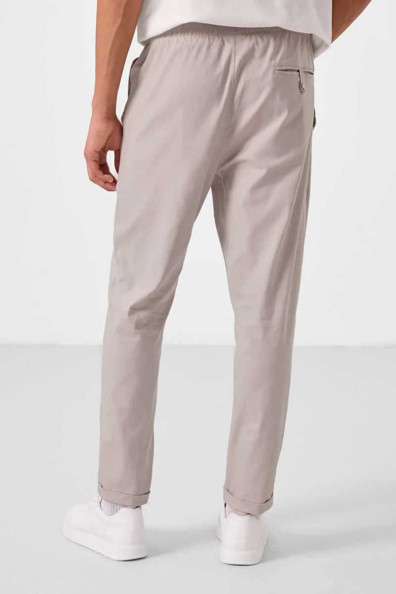 pantalon chino homme léger extensible coupe standard- 82178