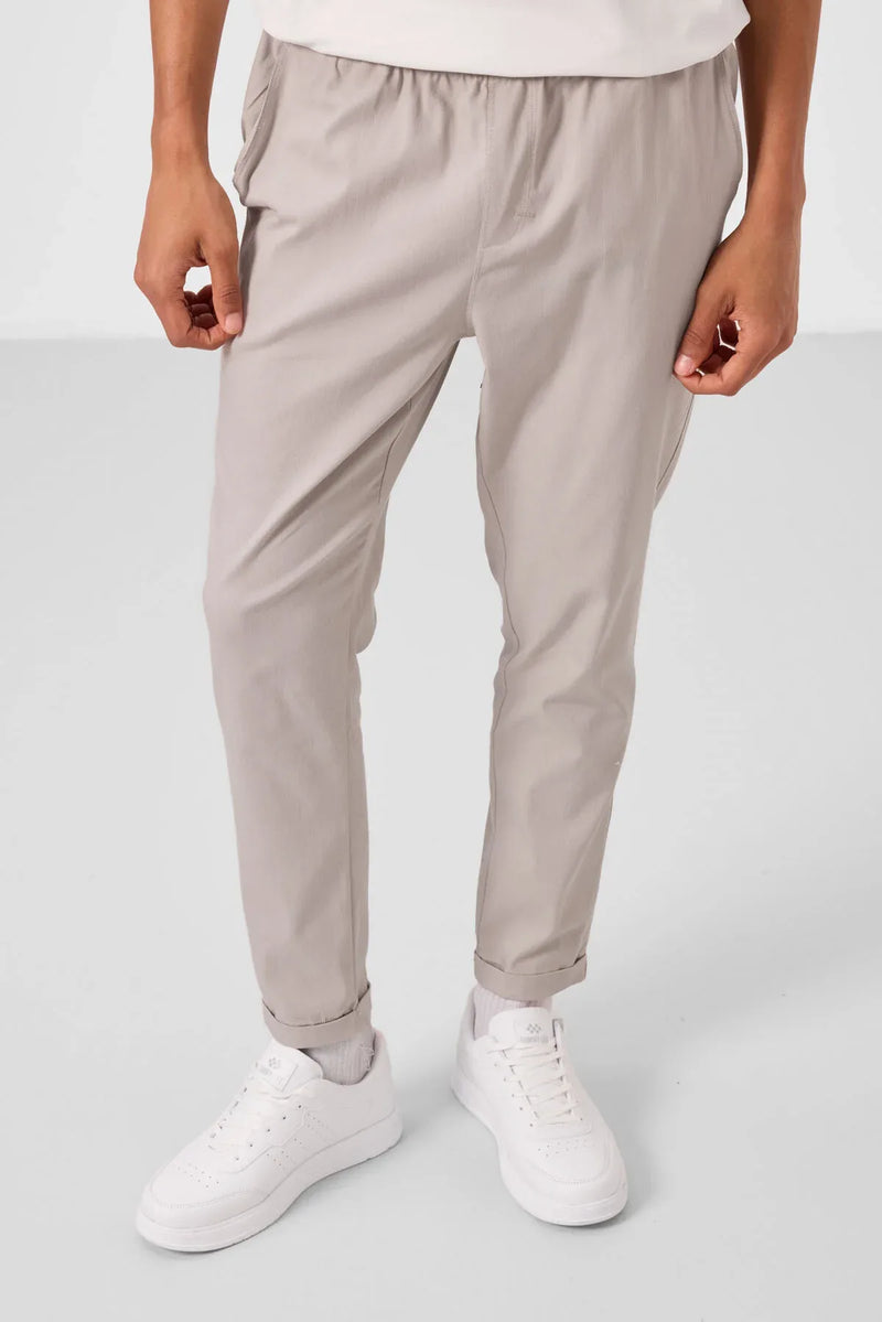 pantalon chino homme léger extensible coupe standard- 82178