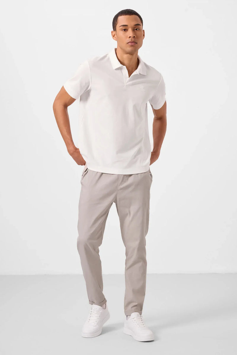 pantalon chino homme léger extensible coupe standard- 82178