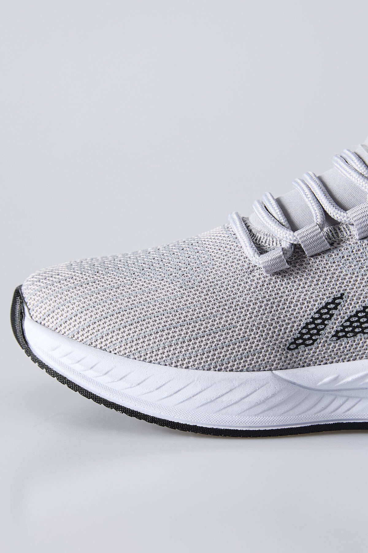 yüksek tabanli bağcikli fileli nefes alan erkek spor ayakkabi - 89130 - Justyol