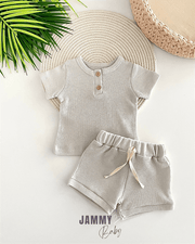 thomas waffle shorts set of 2 - Justyol