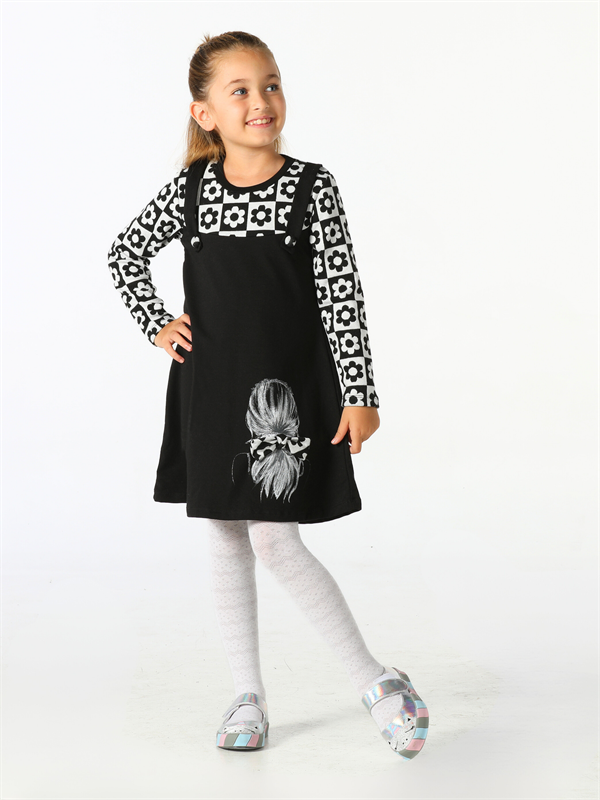 <tc>Robe pour fille avec boucle.</tc>