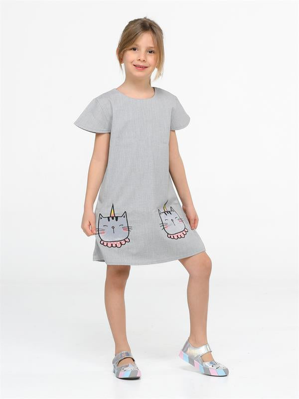 <tc>Robe pour filles Unicat tissée.</tc>