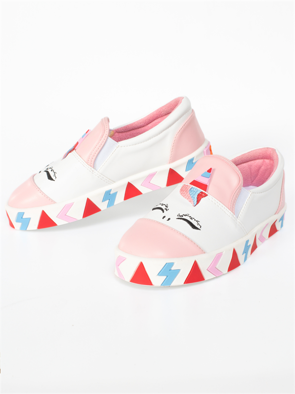 <tc>Sneakers fille à élastique unicorn</tc>