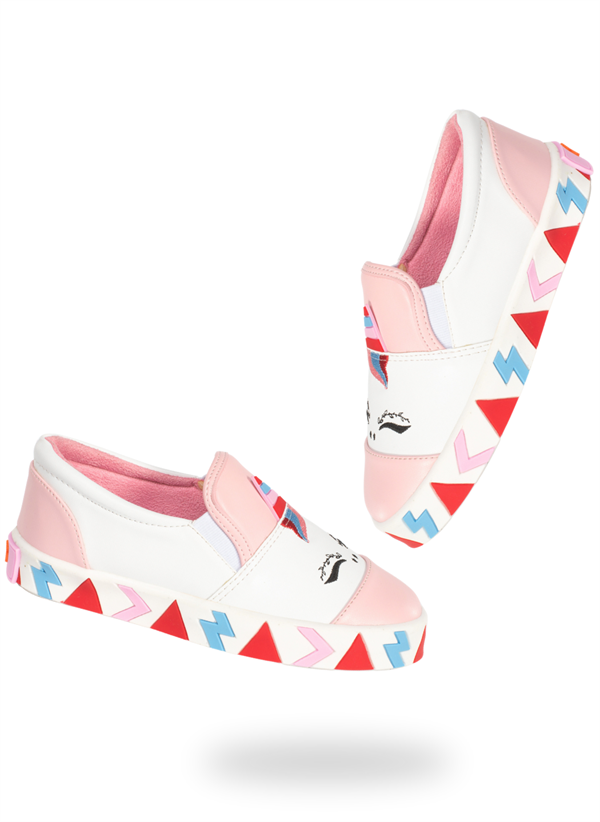 <tc>Sneakers fille à élastique unicorn</tc>