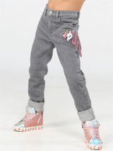 unicorn grey washed kiz jeans